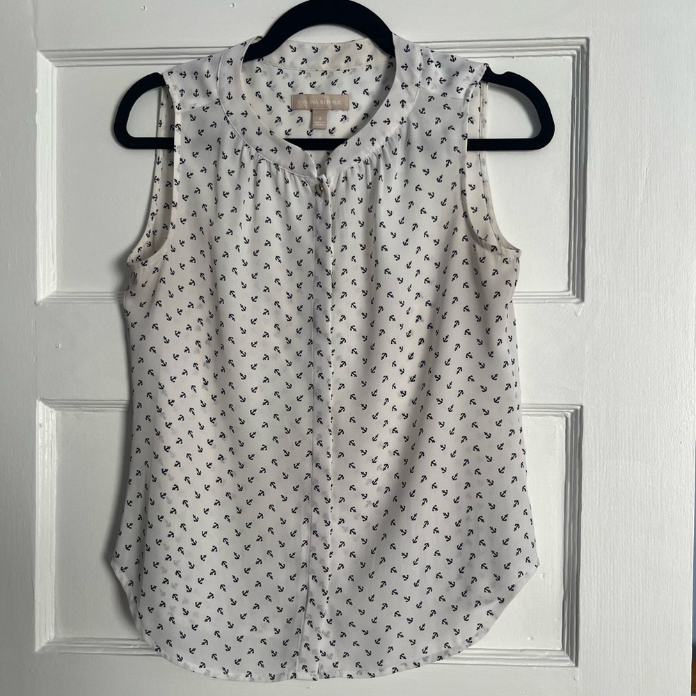 Banana republic anchor blouse